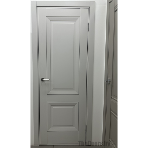 Дверь межкомнатная Elporta Классико-82 ПГ, полипропилен Nardo Grey ...
